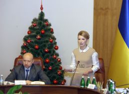 Yuliya Timoshenko and Aleksandr Turchinov