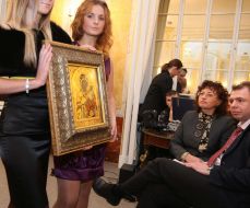 Copy of miraculous icon of Golubitskaya Virgin Mary