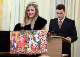 Author reproduction from illustration to the book «Snow queen»