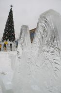 Icy sculpture