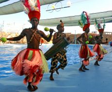 Bedouin dance for tourists