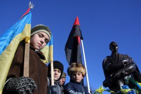 Митинг, посвященный 100-летию со дня рождения Степана Бандеры
