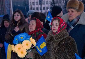 ”Svoboda” Allukrainian association activists