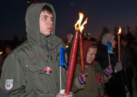 Активисты ВО ”Свобода”