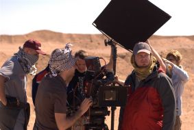 Shooting of film ”Cinderella from a paradise island”