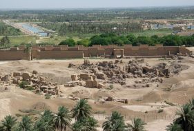 Walls of ancient Babylon