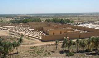 Panorama of ancient Babylon