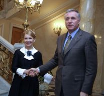 Mirek Topolanek and Yulia Timoshenko