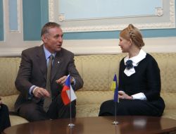 Mirek Topolanek and Yulia Timoshenko