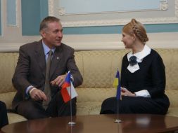 Mirek Topolanek and Yulia Timoshenko