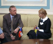 Mirek Topolanek and Yulia Timoshenko