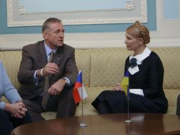 Mirek Topolanek and Yulia Timoshenko