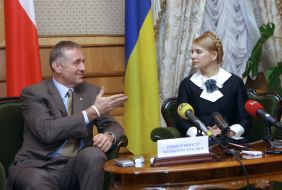 Mirek Topolanek and Yulia Timoshenko