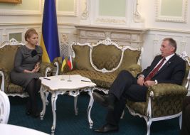 Mirek Topolanek and Yulia Timoshenko