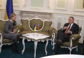 Mirek Topolanek and Yulia Timoshenko