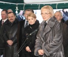 Yuliya Timoshenko and Lyudmila Denisova