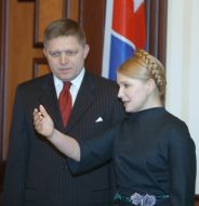 Yuliya Timoshenko and Robert Fitso