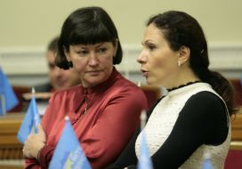 Irina Akimova and Yuliya Novikova