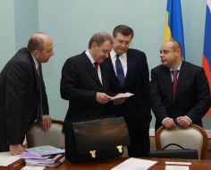 Yury Prodan, Oleg Dubina and Konstantin Grishchenko