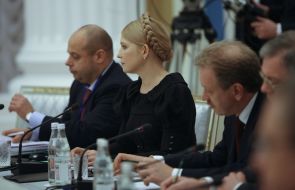 Oleg Dubina, Yuliya Timoshenko and Yury Prodan