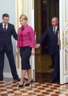 Юлия Тимошенко и Владимир Путин