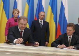 Signing of gas agreement