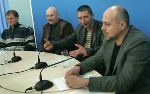Press conference of Public Movement ”People’s Front” in UNIAN