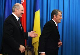 Viktor Yushchenko and Aleksandr Lukashenko