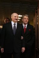 Viktor Yushchenko and Aleksandr Lukashenko