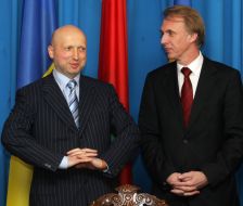 Олександр Турчинов та Володимир Огризко