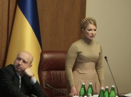 Yuliya Timoshenko and Aleksandr Turchinov