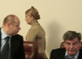 Yuriy Prodan, Yuliya Timoshenko and Viktor Poltavets