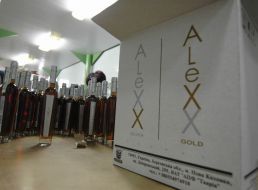 Bottles of cognac