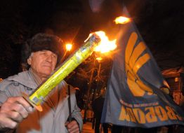 Мітинг, присвячений дню Соборності України