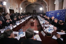 Participants of Ukrainian-Russian forum
