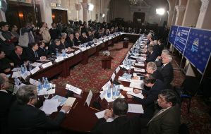 Participants of Ukrainian-Russian forum