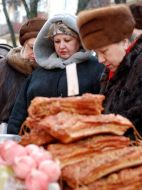 Women buy meat products
