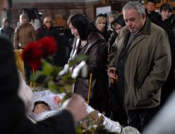 Anastasiya Baburova’s funerals