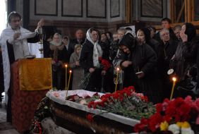 Anastasiya Baburova’s funerals