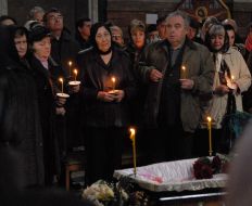 Anastasiya Baburova’s funerals