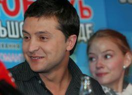 Vladimir Zelensky and Svetlana Khodchenkova