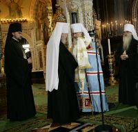 Patriarch Kirill and Metropolitan Vladimir