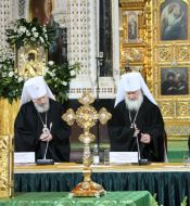Patriarch Kirill and Metropolitan Vladimir