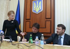 Yuliya Timoshenko and Igor Tarasyuk