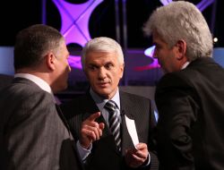 Yevgeny Chervonenko, Vladimir Litvin and Viktor Matchuk