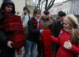 Flashmob participants