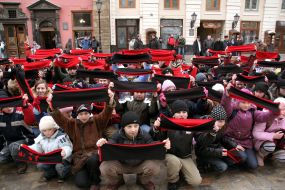 Flashmob participants