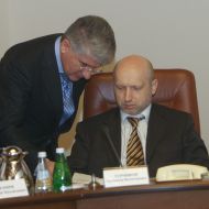 Petr Krupko and Aleksandr Turchinov