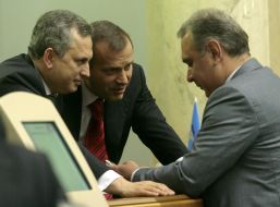 Борис Колесников, Андрей Клюев и Давид Жвания