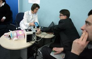 Press-conference on occasion of the First round of the Allukrainian marathon of health